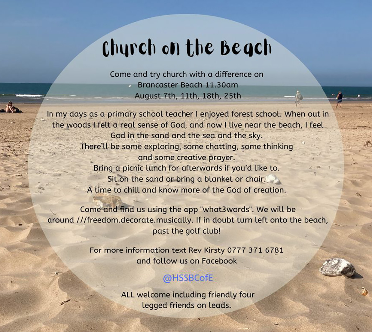 August Beach Church 2022 August Beach Church 2022