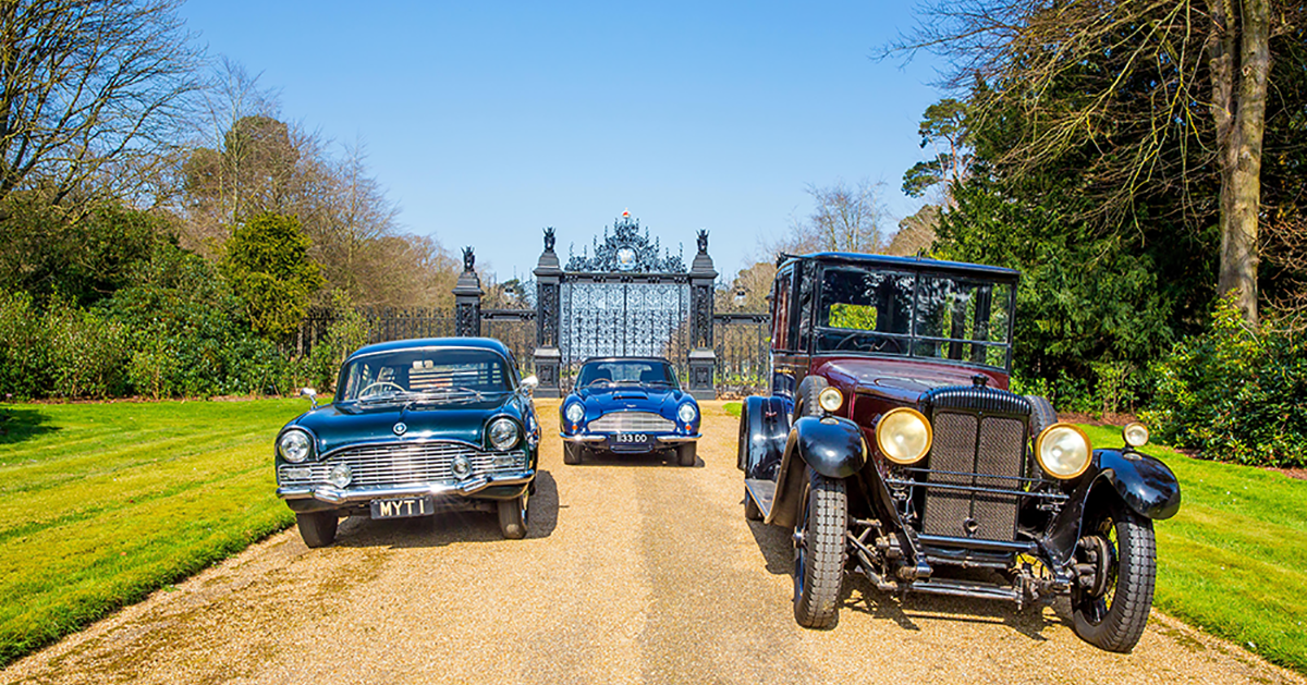 DANPICS 33 Royal Car Aston Martin Sandringham Car Pageant DANPICS 33 Royal Car Aston Martin Sandringham Car Pageant