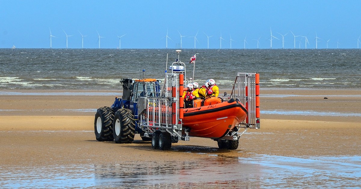 WEB Tractor lifeboat