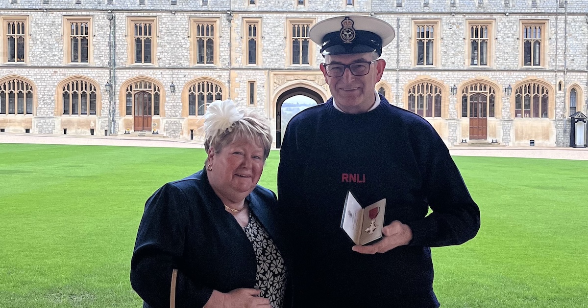 Well deserved honour for vic dade after 47 years of service at hunstanton rnli3 Well deserved honour for vic dade after 47 years of service at hunstanton rnli3