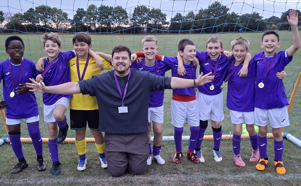 Heacham’s young football heroes lift the cup after dramatic last-minute winner