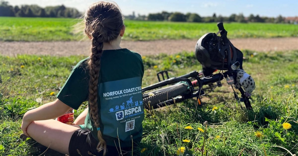 8 year old cycles 80 miles for charity