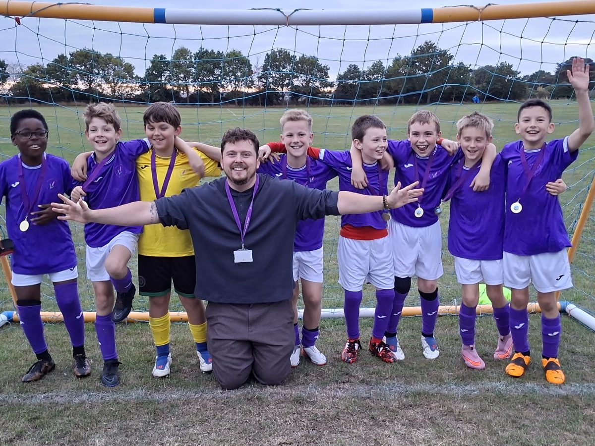 Heacham’s young football heroes lift the cup after dramatic last-minute winner