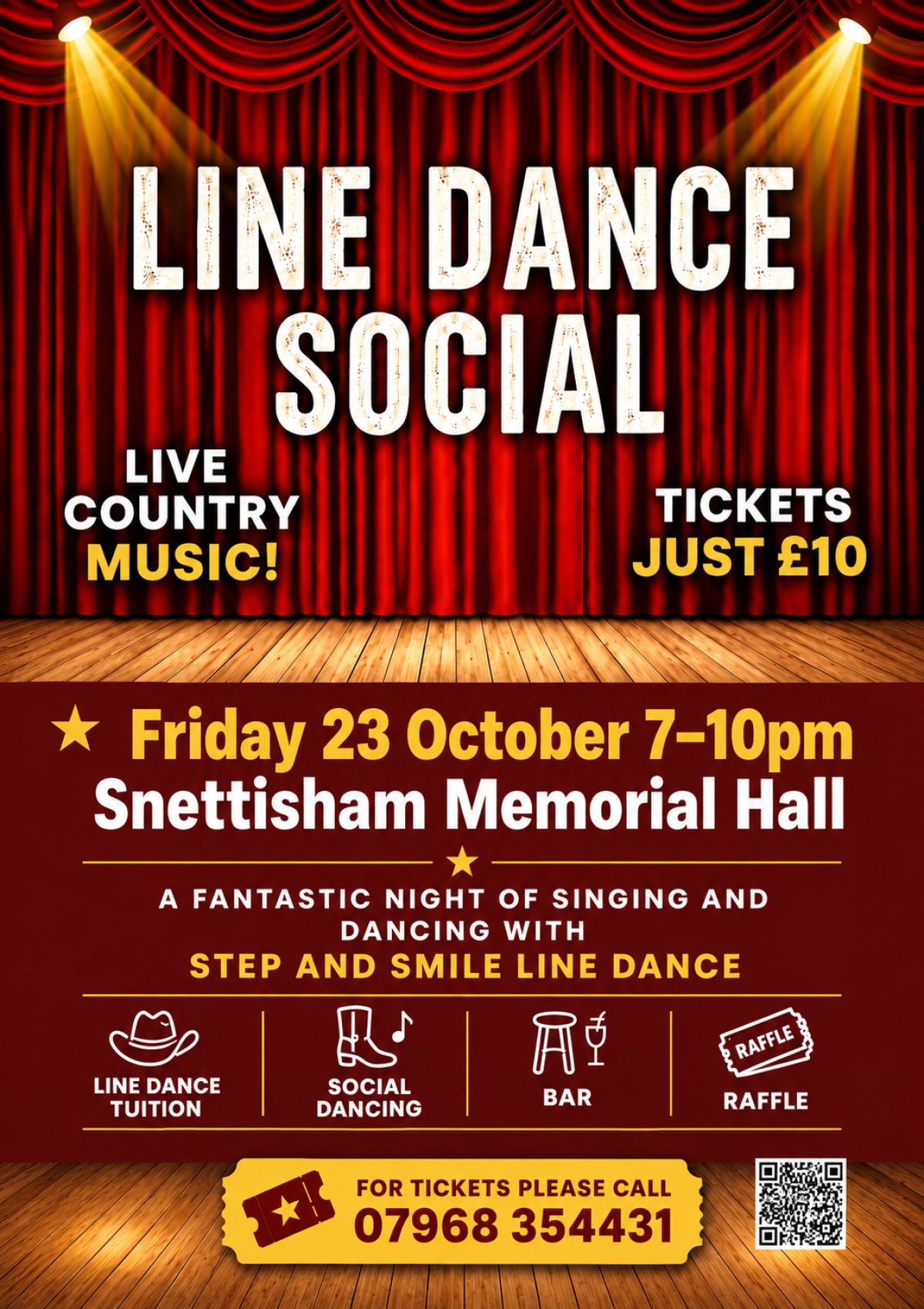 Live Line Dance Social Evening