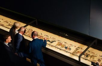 The Bayeux Tapestry is on English soil largely thanks to Lynn born Michael Lewis
