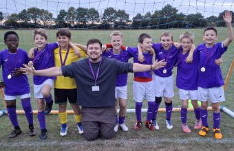 Heacham’s young football heroes lift the cup after dramatic last-minute winner