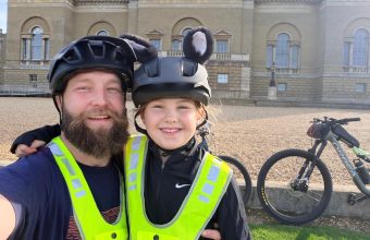 8 year old cycles 80 miles for charity