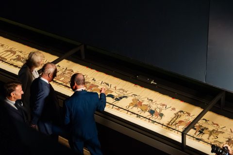 The Bayeux Tapestry is on English soil largely thanks to Lynn born Michael Lewis