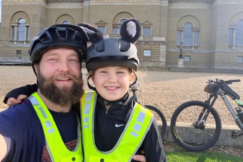 8 year old cycles 80 miles for charity
