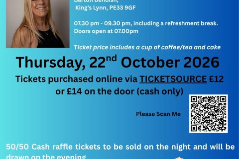 Charity Mediumship Evening with Sue Hind