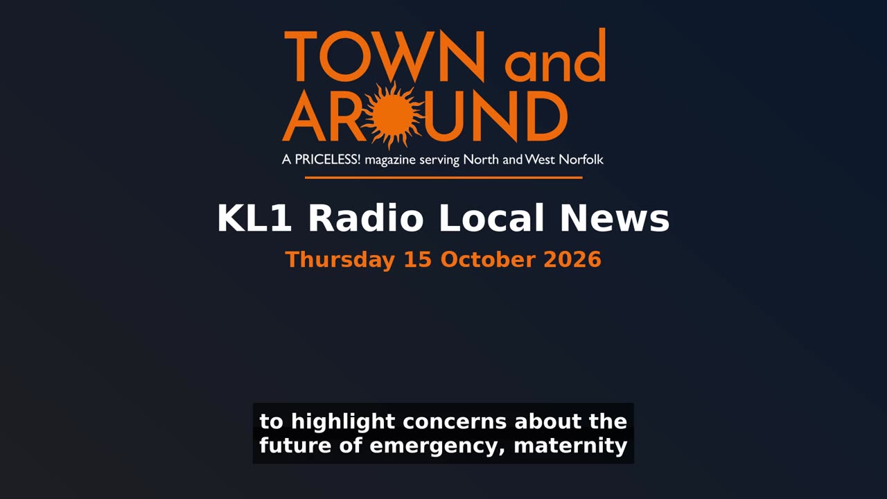 Latest Local News for 15th October 2026 from KL1 Radio